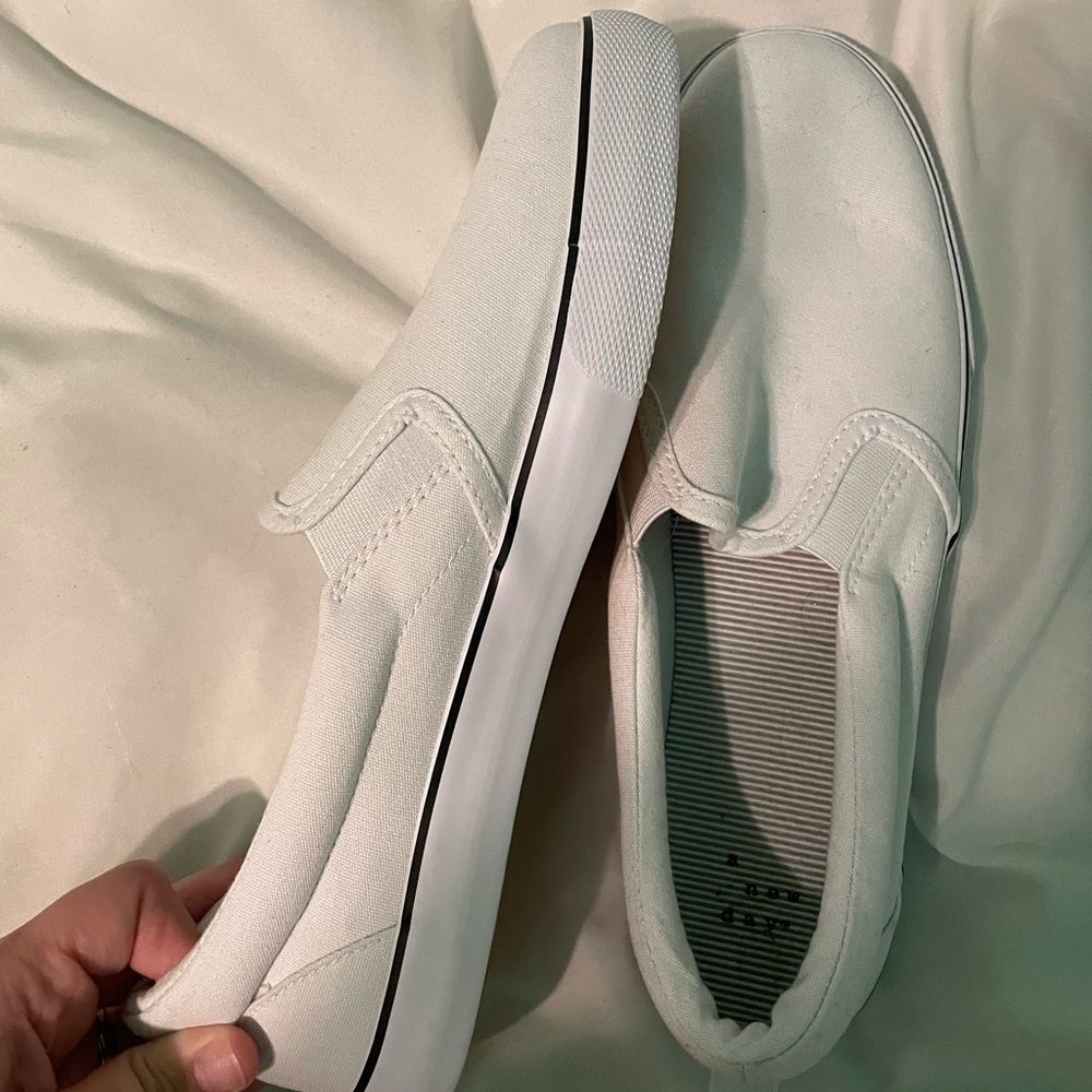 Adorable knockoff Vans! “A New Day” brand. Never worn.